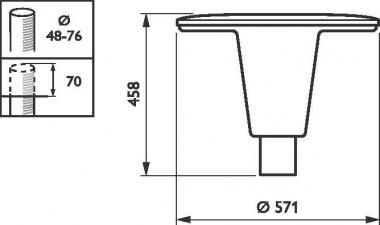       BDP103 LED15/740 II DRW PCC GR 76P 