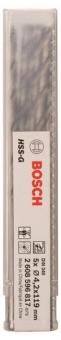 Bosch 5Metallbohrer HSS-G DIN 2608596817 