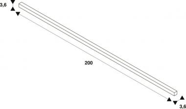 SLV S-TRACK DALI Schiene 2m      1002631 