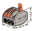 WAGO 222-413 CLASSIC-Verbindungsklemme, 