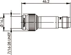 TEGA TNC-Dämpfungsglied      J01016A0004 