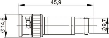 TG BNC-Dämpfungsglied 10 dB, J01006A0024 