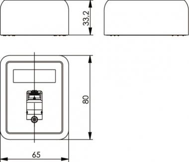 TEGA Anschlussdose UMJ45     J00023A0203 