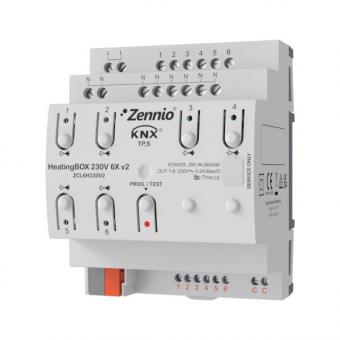 Zennio ZCL6H230V2 HeatingBOX 230V 6X 