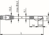 TEGA Patchkabel S/FTP Cat.6A L00002A0299 