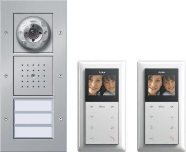 GIRA 049546 Zweifamilienhaus-Paket Video 