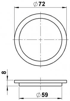 ALBE Einscheibensicherheitsglas 90220339 