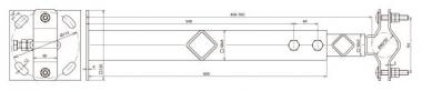 DEHN Wandbefestigung St/tZn-NIRO  105343 
