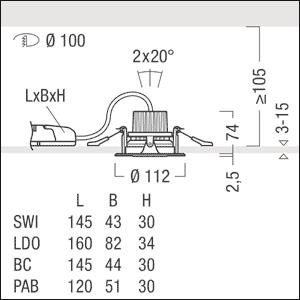Zumtobel MICROS2 R100           60819377 