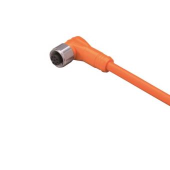 IFM Kabeldose abgewinkelt M12 8p  E12296 