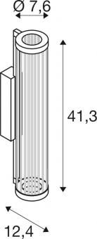 SLV QUIMERA Wandaufbauleuchte    1008037 