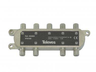 Televes 8-fach Verteiler          VT812D 