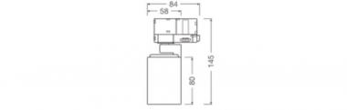Ledvance TR SP HOUSING E GU10 WT 3-Ph- 