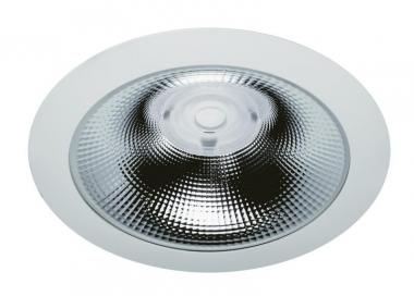 Rutec Downlight GLAN ws UGR19 hochglanz 