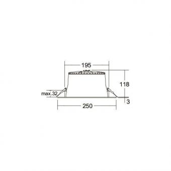 Brumberg LED-Einbaudownlight    12731173 