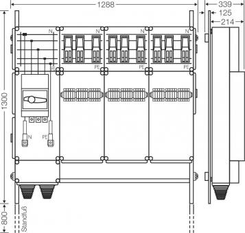 Hensel Ladeverteiler     Mi EV 43kW 9000 