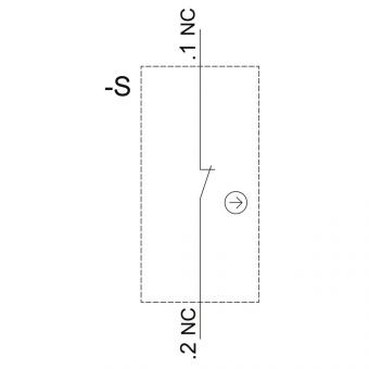 Siemens 3SU14001AA101CA0 Kontaktmodul 