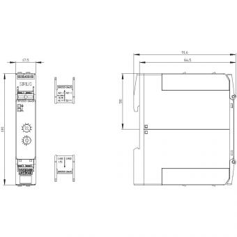 Siemens 3RP25352AW30 Zeitrelais rück- 