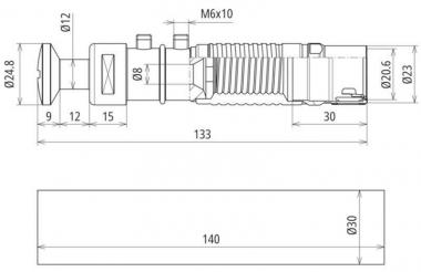 Dehn 819174 AE  AE ISO RIV KF HVI 75 V2A 