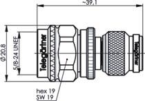 TEGA Adapter TNC auf N Sti-Sti 100123602 