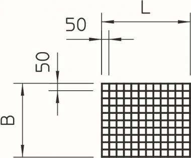 OBO SDG-2 Stahldrahtgitter groß 