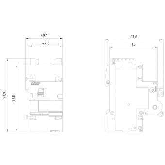 Siemens Fernantrieb 5ST3 COM 5ST3073-0MC 
