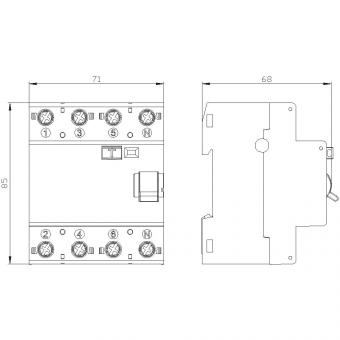 Siemens FI-Schutzschalter      5SV3745-6 