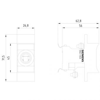 Siemens 5SG1553 NEOZED-Einbausicherungs- 