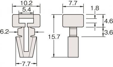Hellermann TM1SF-PA66 WH (100) 