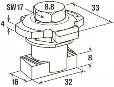Fischer Durchsteckverbinder       533739 