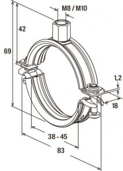Fischer Universalrohrschelle      539449 
