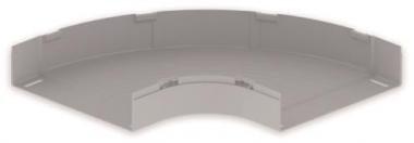 Unex Flachbogen 90° lichtgrau      66430 