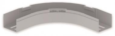 Unex Flachbogen 90° lichtgrau      66060 