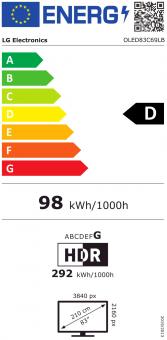 LG OLED83C69LB sw OLED-TV 