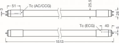 OSR SubstiTUBE PRO 23W/840 3700lm 190° 