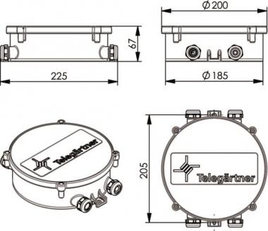 TEGA TOC ODB 68 f.12 Spleiße H02050A0306 