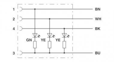Phoenix 1668302 SAC-4P- 5,0-PUR/M12FR-3L 