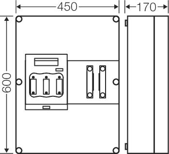 Hensel Mi-NH-Sicherungslasttren  Mi 5651 