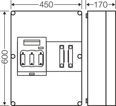 Hensel Mi-NH-Sicherungslasttren  Mi 5651 