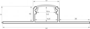 Rutec Alu-Fliesenprofil FP1        63005 