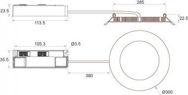 Rutec Slim-Downli. TALAN XL 16-24W 48503 