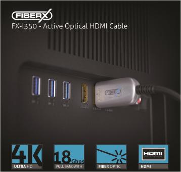 FiberX HDMI-Glasfaserkabel   FX-I350-050 