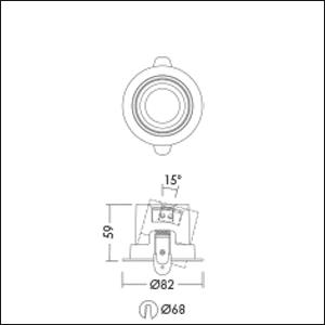 ThornEco LILY LED SPOT IP44 38° 96632290 