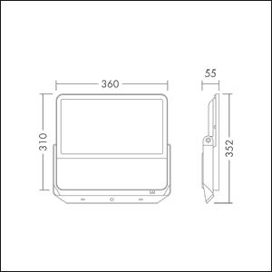 ThornEco LEO VFA IP66 M 167W    96701918 