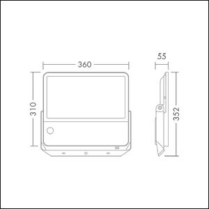 THORN Fluter LEO Flex PC IP66   96701914 