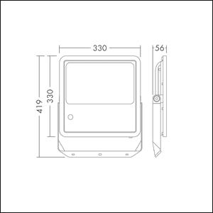 THORN LED-Fluter LEO Flex IP66  96635302 