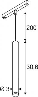 SLV GRIP! S 48V Pendelleuchte    1008457 