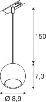 SLV LIGHT EYE  90 1  Pendel-     1008168 