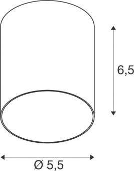 SLV PURI 2.0 Tube Leuchtenschirm 1008216 