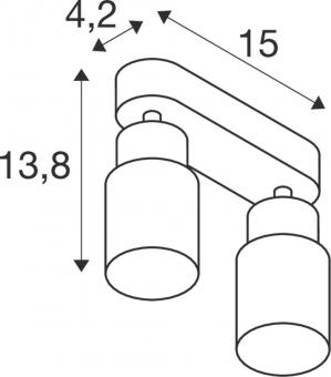 SLV PURI 2.0 Tube Wand-u.Decken- 1008363 